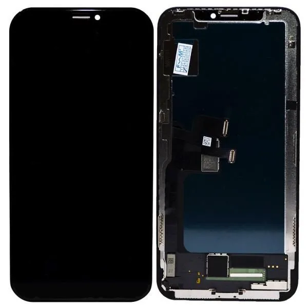 Дисплей совместим с iPhone X + тачскрин + рамка черный INCELL