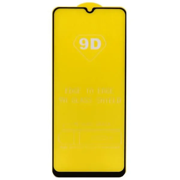 Защитное стекло совместим с Realme Note 50 2,5D с рамкой черное /тех.пак/
