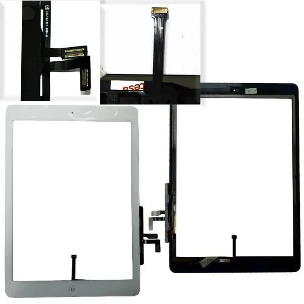 Тачскрин (Сенсор дисплея) совместим с iPad Air + кнопка HOME белый