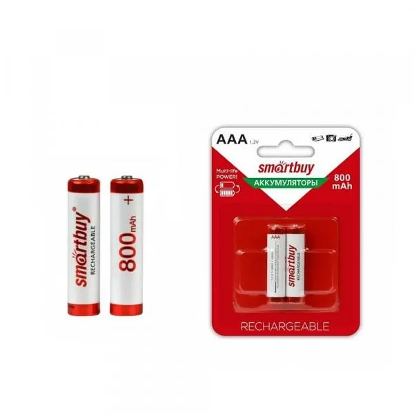 Аккумулятор SmartBuy AAA HR03 800mAh (блистер/2шт)