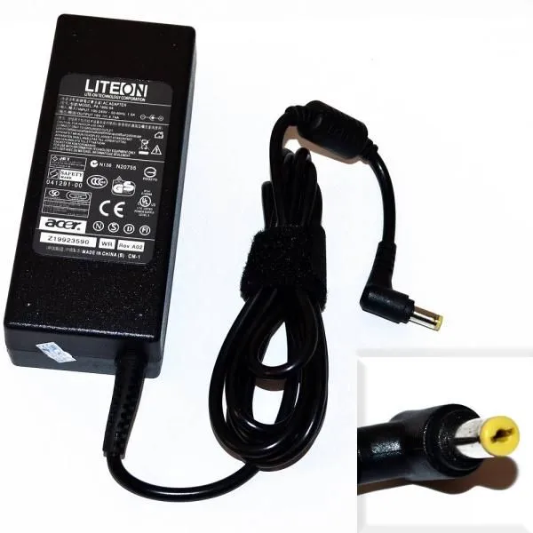 ЗУ для ноутбуков совместим с Acer 19V/4,74A (разъем 5,5*1,7) (90W) без сетевого кабеля