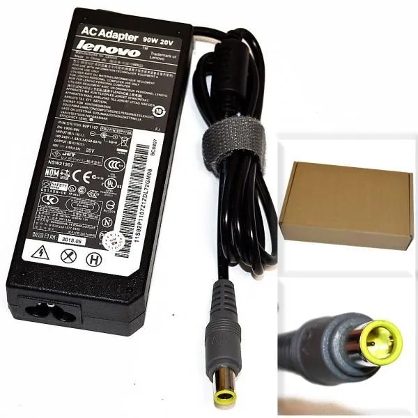 ЗУ для ноутбуков совместим с Lenovo 20V/4,5A (разъем 7,9*5,5 с иглой) (90W) без сетевого кабеля