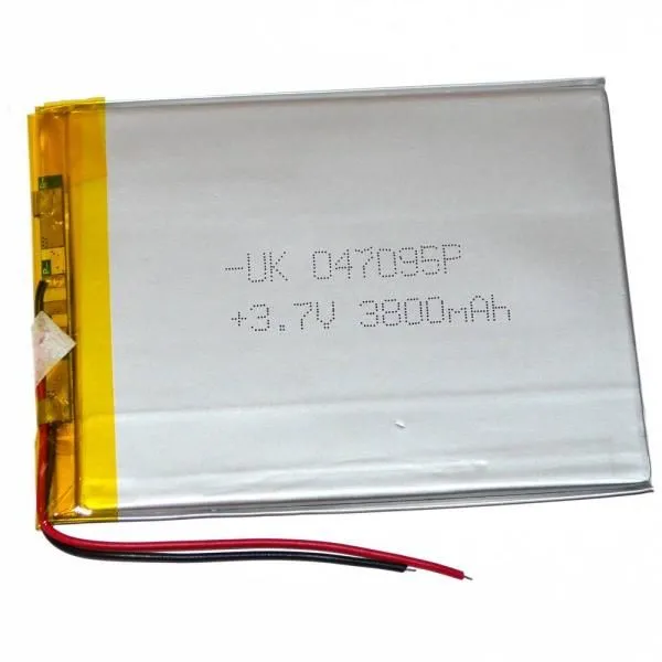 Аккумулятор универсальный 70х95х4 3800mah (047095p)