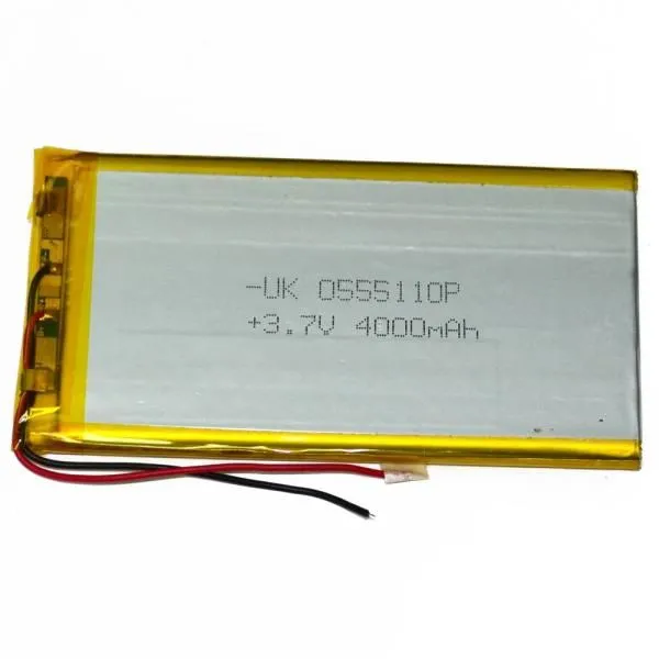 Аккумулятор универсальный 55х110х5 4000mah (0555110p)