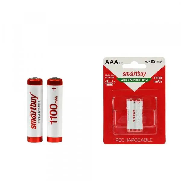 Аккумулятор SmartBuy AAA HR03 1100mAh (блистер/2шт)