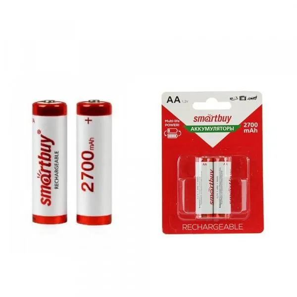 Аккумулятор SmartBuy AA HR6 2700mAh (блистер/2шт)