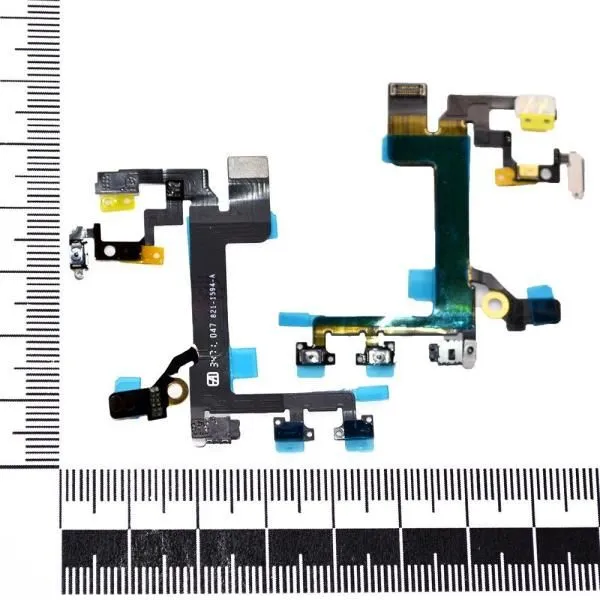 Шлейф совместим с iPhone 5S + кнопка включения + кнопки громкости + вспышка orig Used