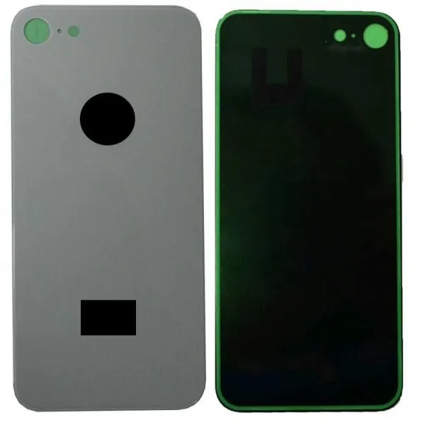 Стекло задней крышки совместим с iPhone 8 серебро