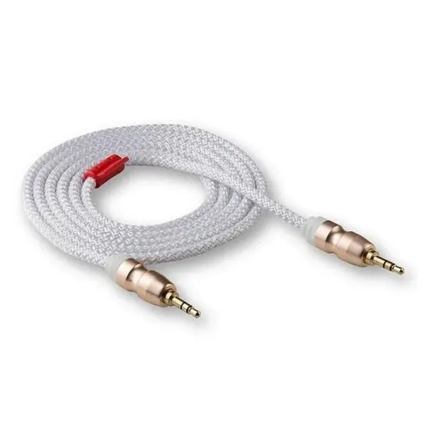 Кабель AUX WALKER WCA-720 белый (1,5м)