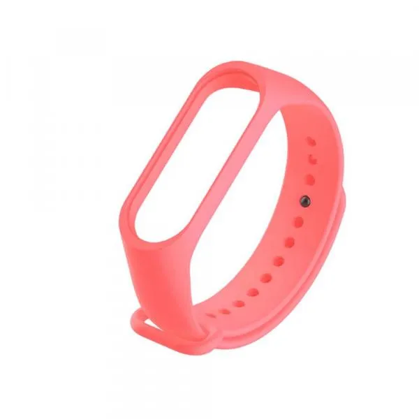 Ремешок Mi Band 3/Mi Band 4 силикон розовый