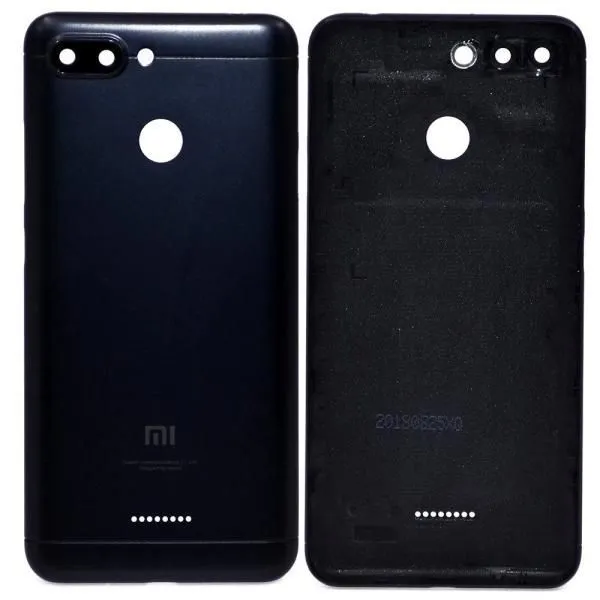Задняя крышка совместим с Xiaomi Redmi 6 черный orig Factory