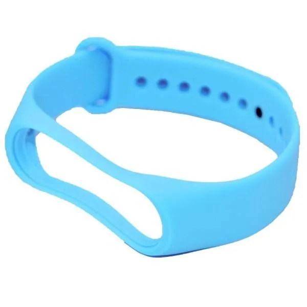 Ремешок Mi Band 3/Mi Band 4 силикон голубой