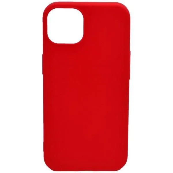 Чехол - накладка совместим с iPhone 13 (6.1") YOLKKI Alma (Алма) силикон матовый красный (1мм)