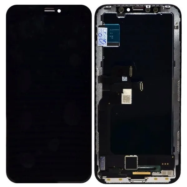 Дисплей совместим с iPhone X + тачскрин + рамка черный (матрица orig)