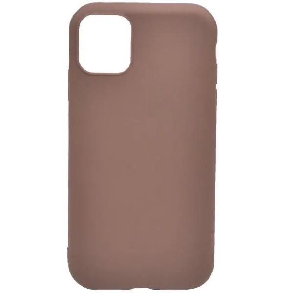 Чехол - накладка совместим с iPhone 11 Pro (5.8") YOLKKI Alma (Алма) силикон матовый кофейный (1мм)