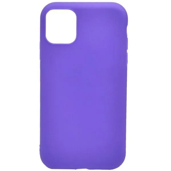 Чехол - накладка совместим с iPhone 11 Pro (5.8") YOLKKI Alma (Алма) силикон матовый сиреневый (1мм)