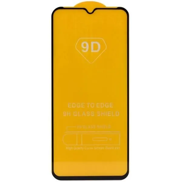 Защитное стекло совместим с Xiaomi Redmi 10A 2,5D с рамкой черное /тех.пак/
