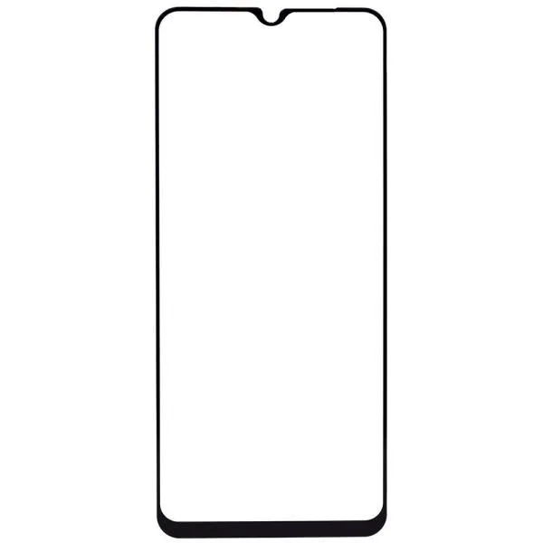 Защитное стекло совместим с Xiaomi Redmi 10C/POCO C40/12C YOLKKI Progress 2,5D с рамкой черное /в упак/