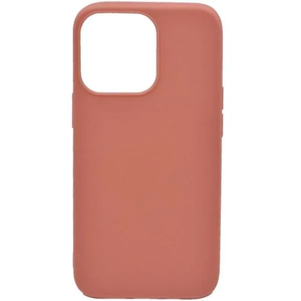 Чехол - накладка совместим с iPhone 13 Pro (6.1") YOLKKI Alma (Алма) силикон матовый персиковый (1мм)