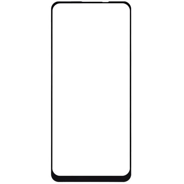 Защитное стекло совместим с Xiaomi Redmi Note 10/Note 10S/ YOLKKI Progress 2,5D с рамкой черное /ЁЛКИ/тех.пак.