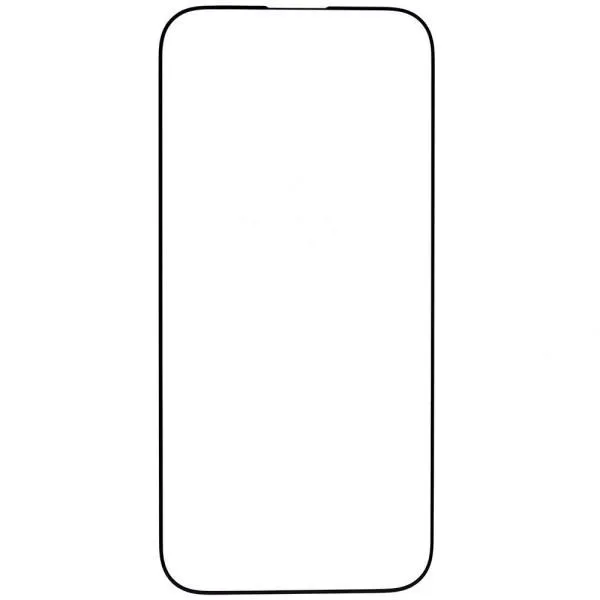 Защитное стекло совместим с iPhone 14 Pro YOLKKI Progress 2,5D с рамкой черное /в упаковке/