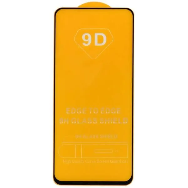 Защитное стекло совместим с Oppo A74/Reno 5/Reno 5 Lite/Reno 7 2,5D с рамкой черное /тех.пак/