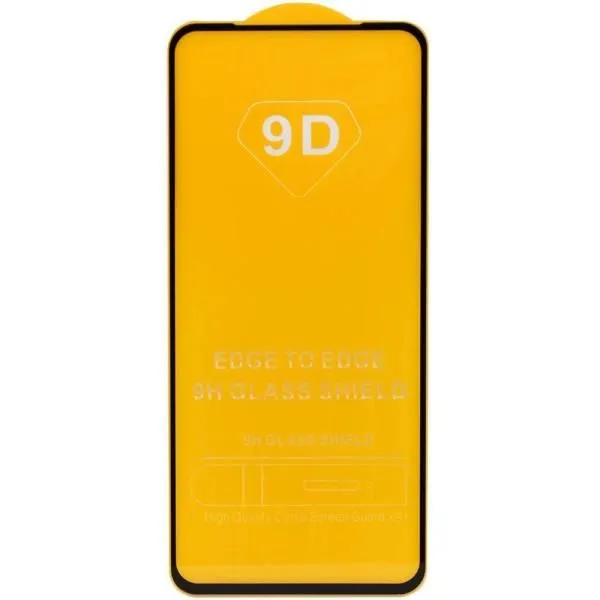 Защитное стекло совместим с Oppo A36/A76/A96 4G/Realme 8i 2,5D с рамкой черное /тех.пак/