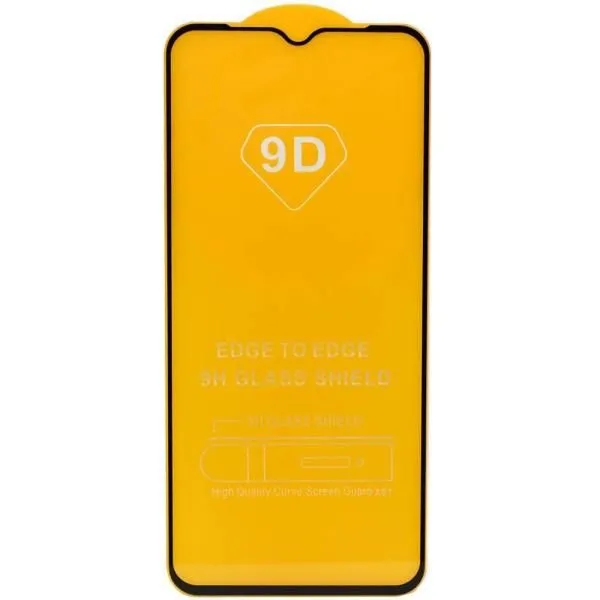 Защитное стекло совместим с Xiaomi Redmi A1 Plus/A2 Plus 2,5D с рамкой черное /тех.пак/