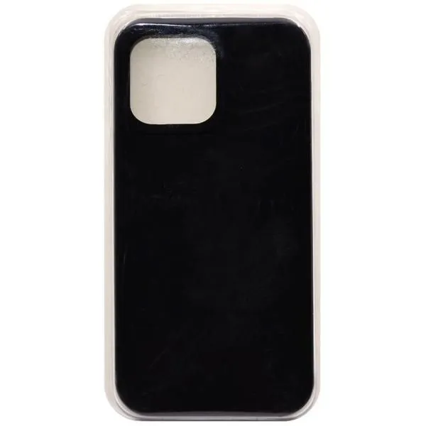 Чехол - накладка совместим с iPhone 12 Pro Max (6.5") Soft Touch (Софт Тач) черный 18 /с логотипом/