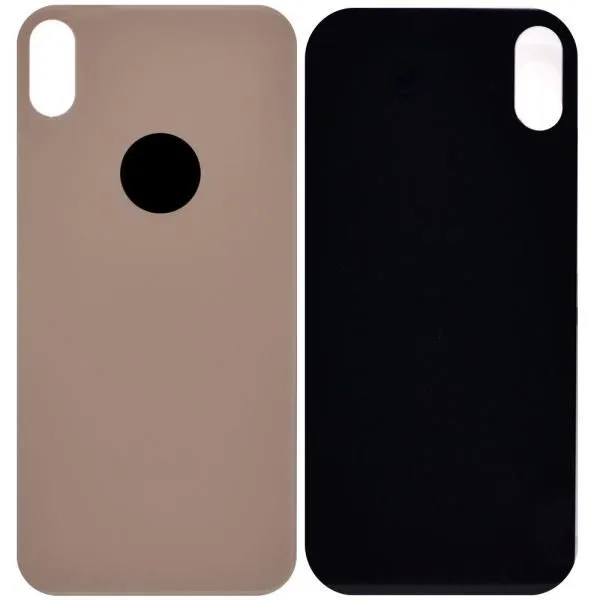 Стекло задней крышки совместим с iPhone Xs Max золото /увеличенный вырез камеры/