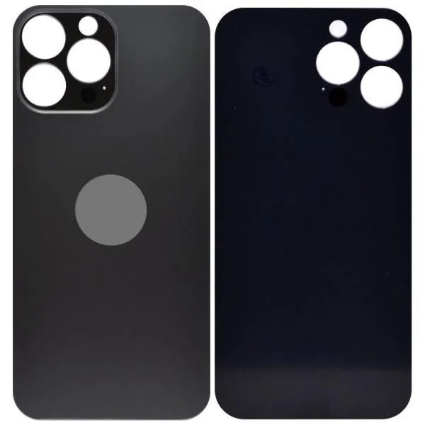 Стекло задней крышки совместим с iPhone 13 Pro Max графит (Graphite)/увеличенный вырез камеры/