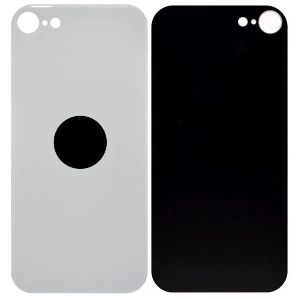 Стекло задней крышки совместим с iPhone SE 2020 белый /увеличенный вырез камеры/