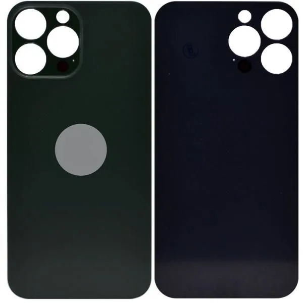 Стекло задней крышки совместим с iPhone 13 Pro Max альпийский зеленый (Alpine Green)/увеличенный вырез камеры/