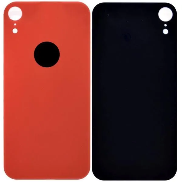Стекло задней крышки совместим с iPhone Xr коралловый /увеличенный вырез камеры/