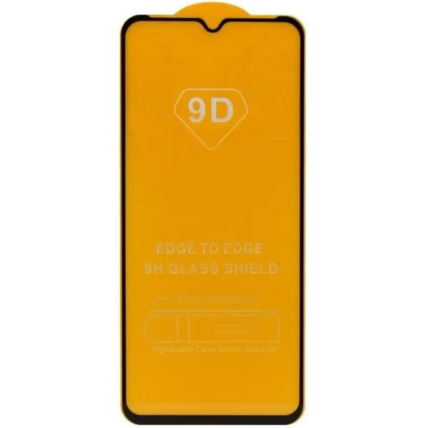 Защитное стекло совместим с Samsung Galaxy A14 4G 2,5D с рамкой черное /тех.пак/