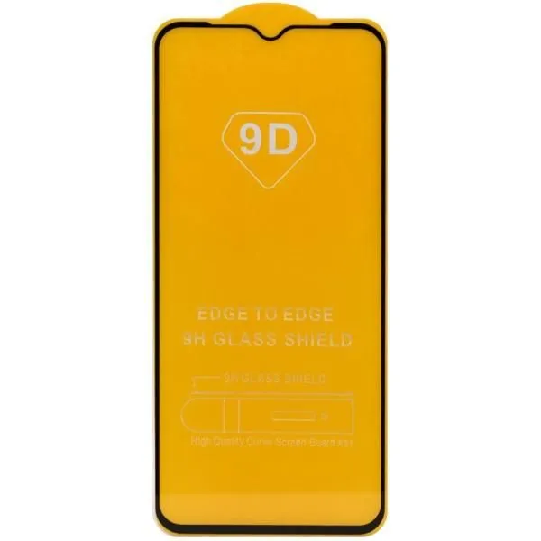 Защитное стекло совместим с Samsung Galaxy A03 Core 2,5D с рамкой черное /тех.пак/