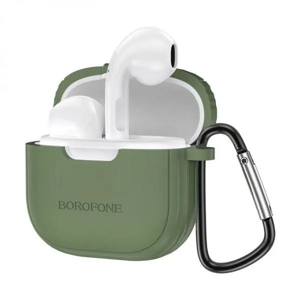 Наушники вставные Bluetooth TWS BOROFONE BW29 темно-зеленый