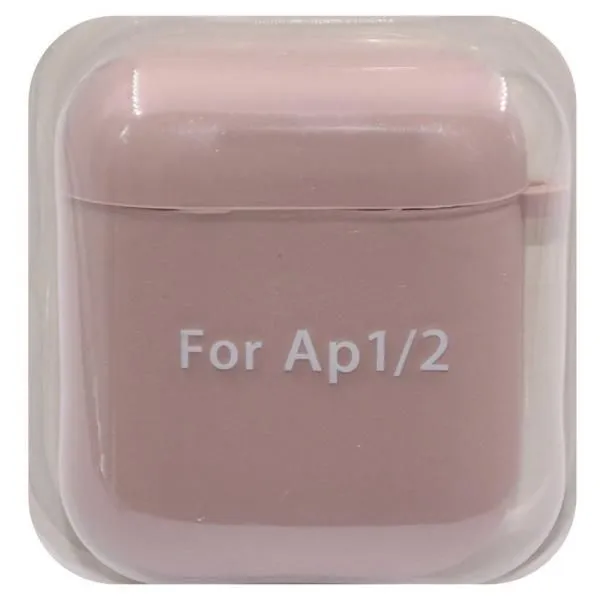 Чехол для AirP 1/2 "Soft Touch" силикон бежевый