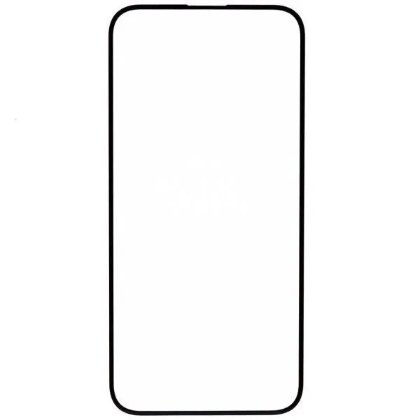 Защитное стекло совместим с iPhone 15/16 YOLKKI Progress 2,5D с рамкой черное /в упаковке/