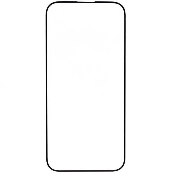 Защитное стекло совместим с iPhone 15 Pro Max YOLKKI Progress 2,5D с рамкой черное /в упаковке/