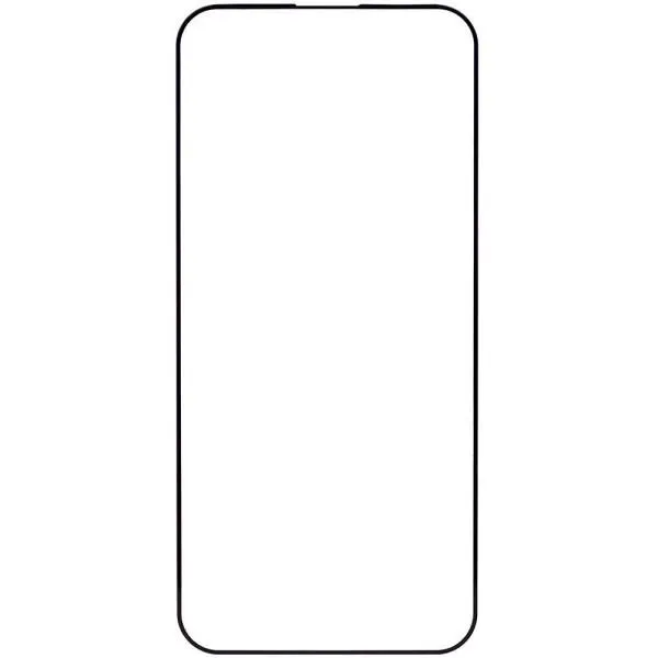 Защитное стекло совместим с iPhone 15 Pro Max 2,5D с рамкой черное /тех.пак/