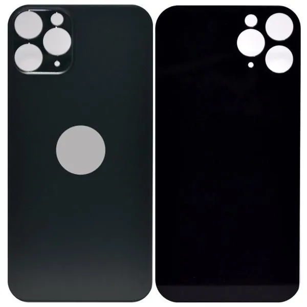 Стекло задней крышки совместим с iPhone 11 Pro темно-зеленый/полуночный зел. (Midnight green) литое orig Factory
