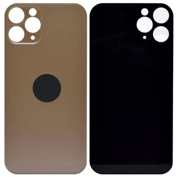 Стекло задней крышки совместим с iPhone 11 Pro золото (Gold) литое orig Factory