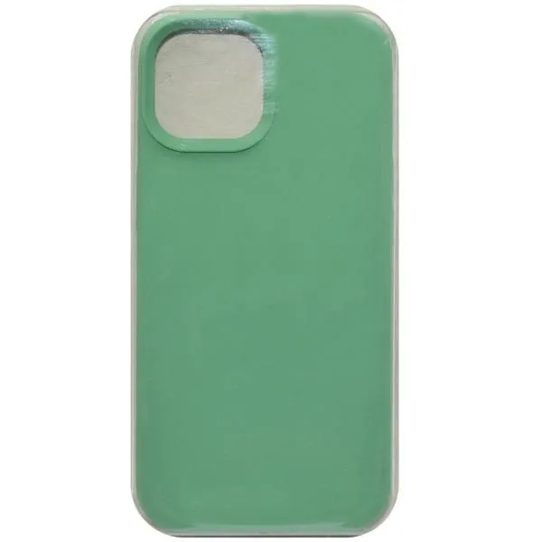 Чехол - накладка совместим с iPhone 15 Plus Soft Touch (Софт Тач) бирюзовый 21 /с логотипом/