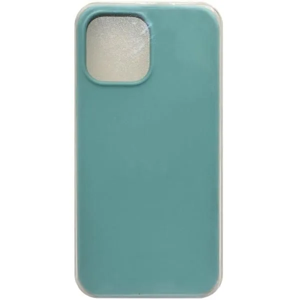 Чехол - накладка совместим с iPhone 13 Pro Max (6.7") Soft Touch (Софт Тач) мятный 51 /с логотипом/