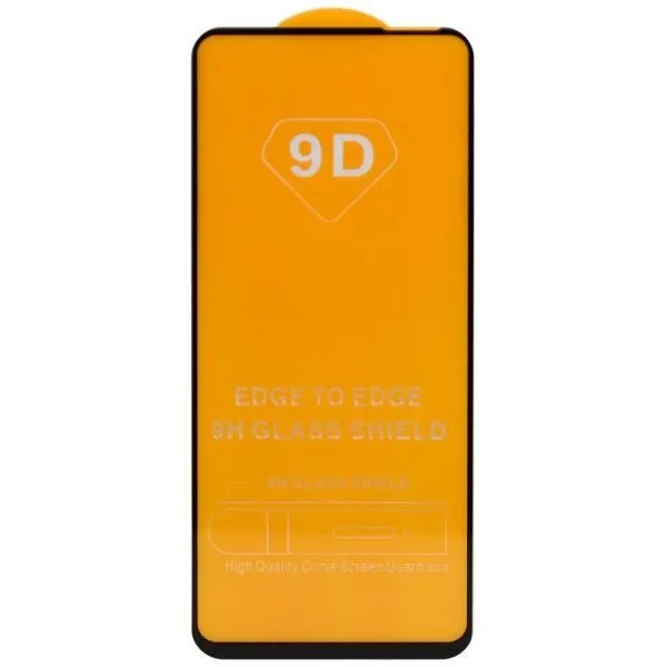 Защитное стекло совместим с Infinix Hot 30 Play/Hot 12 Play/Pova Neo 2 2,5D с рамкой черное /тех.пак/