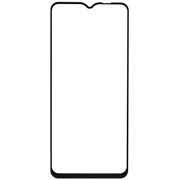 Защитное стекло совместим с Honor X6 YOLKKI Progress 2,5D с рамкой черное /ЁЛКИ/тех.пак.