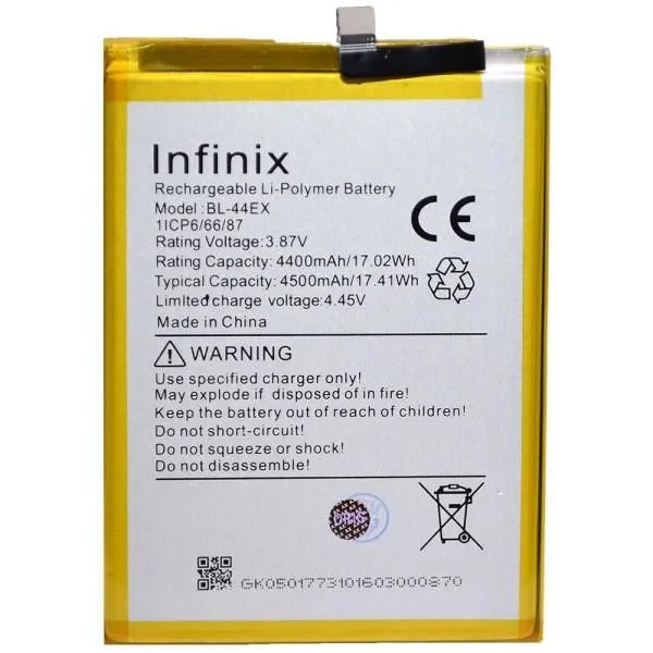 Аккумулятор BL-44EX, совместим с Infinix High Quality/MT - /ТЕХ.УПАК/